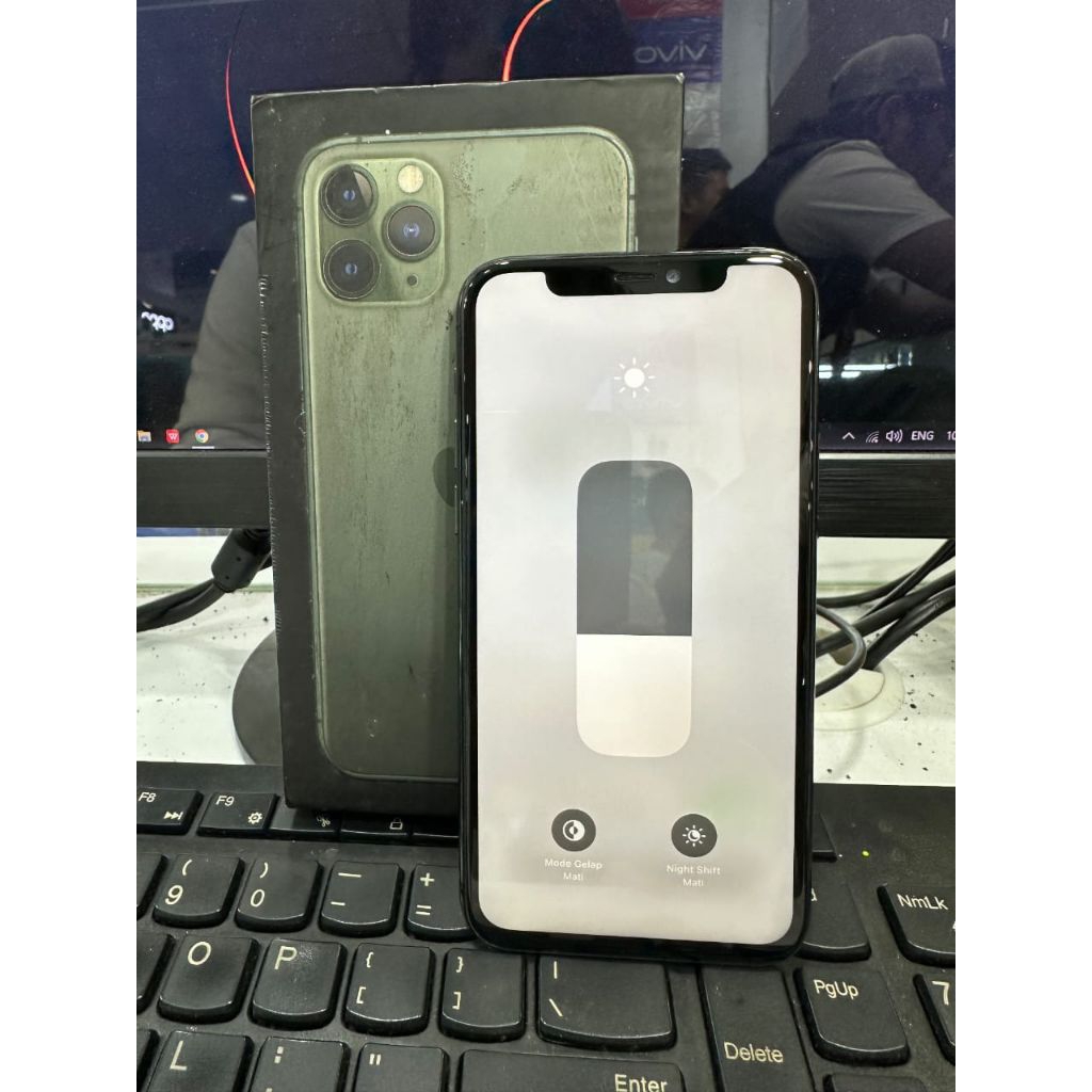 Iphone 11 pro 64gb inter all op mines ganti lcd facaii off unit 90% bagus camera d/b jernih  siap pa