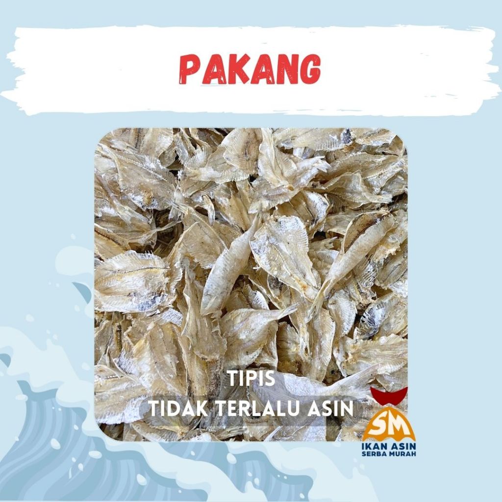 Pakang | Kalapan Tawar Tipis | Ikan Asin