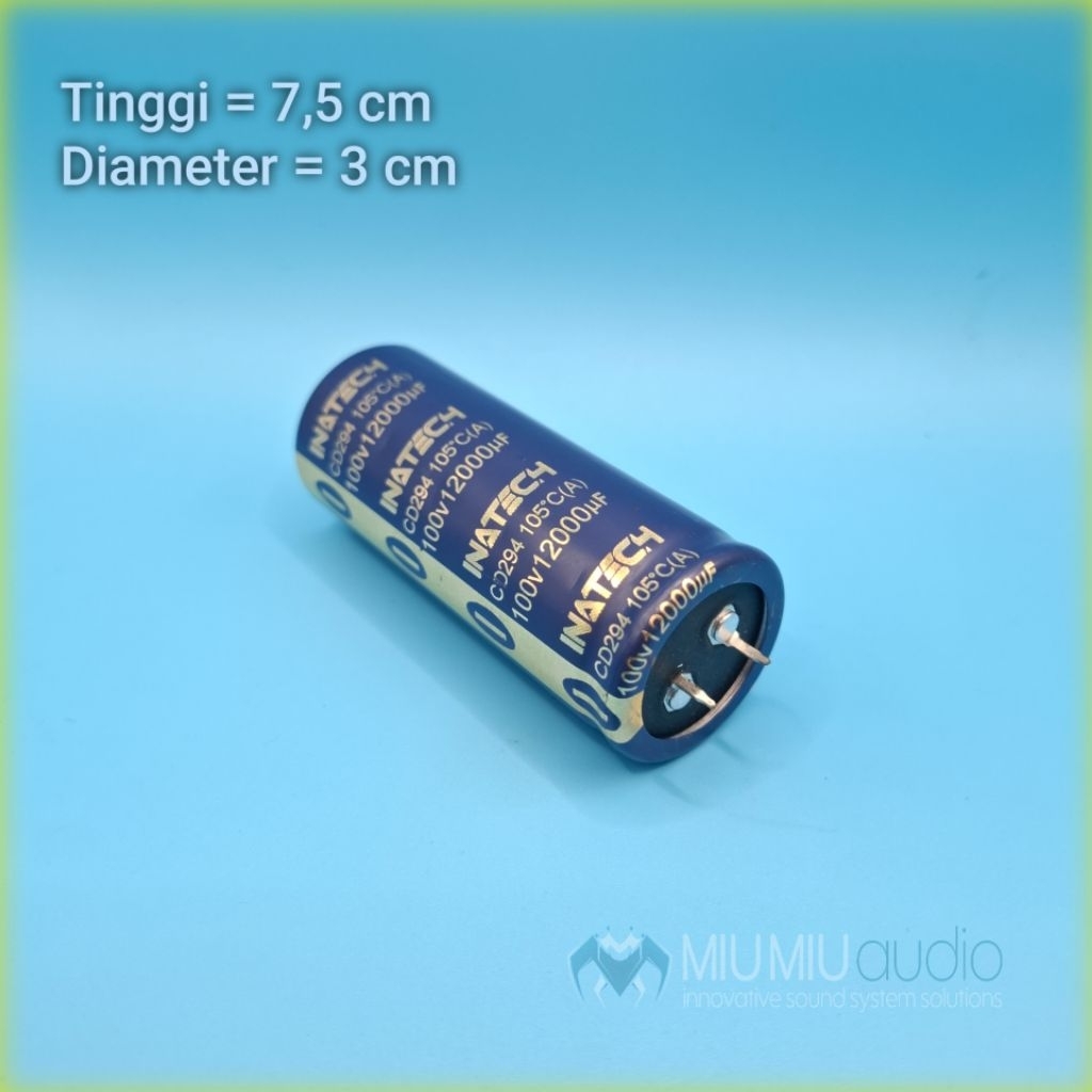 Elco balap INATECH 12000uf 100v original full kualitas terpercaya