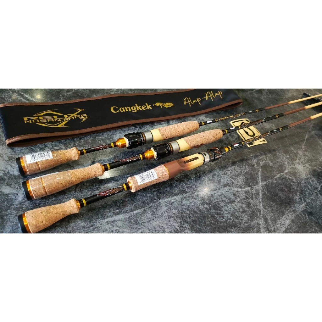 JORAN UL RELIXNUSANTARA CANGKEK ALAP-ALAP 682UL 2-6LB SPINING , 632XUL 1-3LB DAN 682UL 2-6LB BC/BAIT
