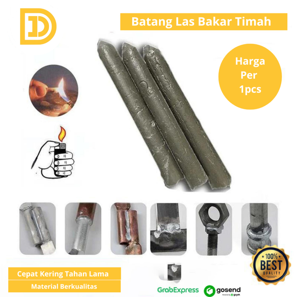 Batang Las Bakar Timah Cepat Kering Tahan Lama Kawat Las Lilin Bakar Perbaikan Perabotan Rumah Tangg