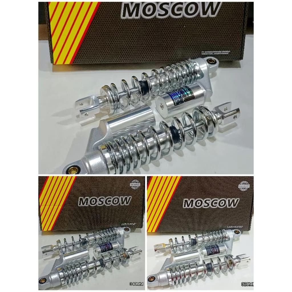 SHOCK TABUNG BELAKANG CROM 340MM/320MM/305MM MATIC