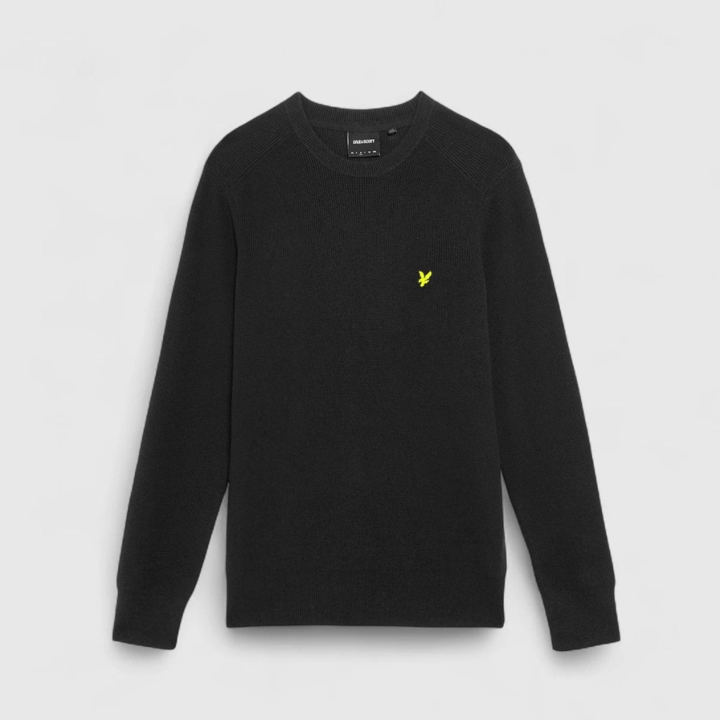 Lyle & Scott Knitwear Engineered Rib Crew Neck Original