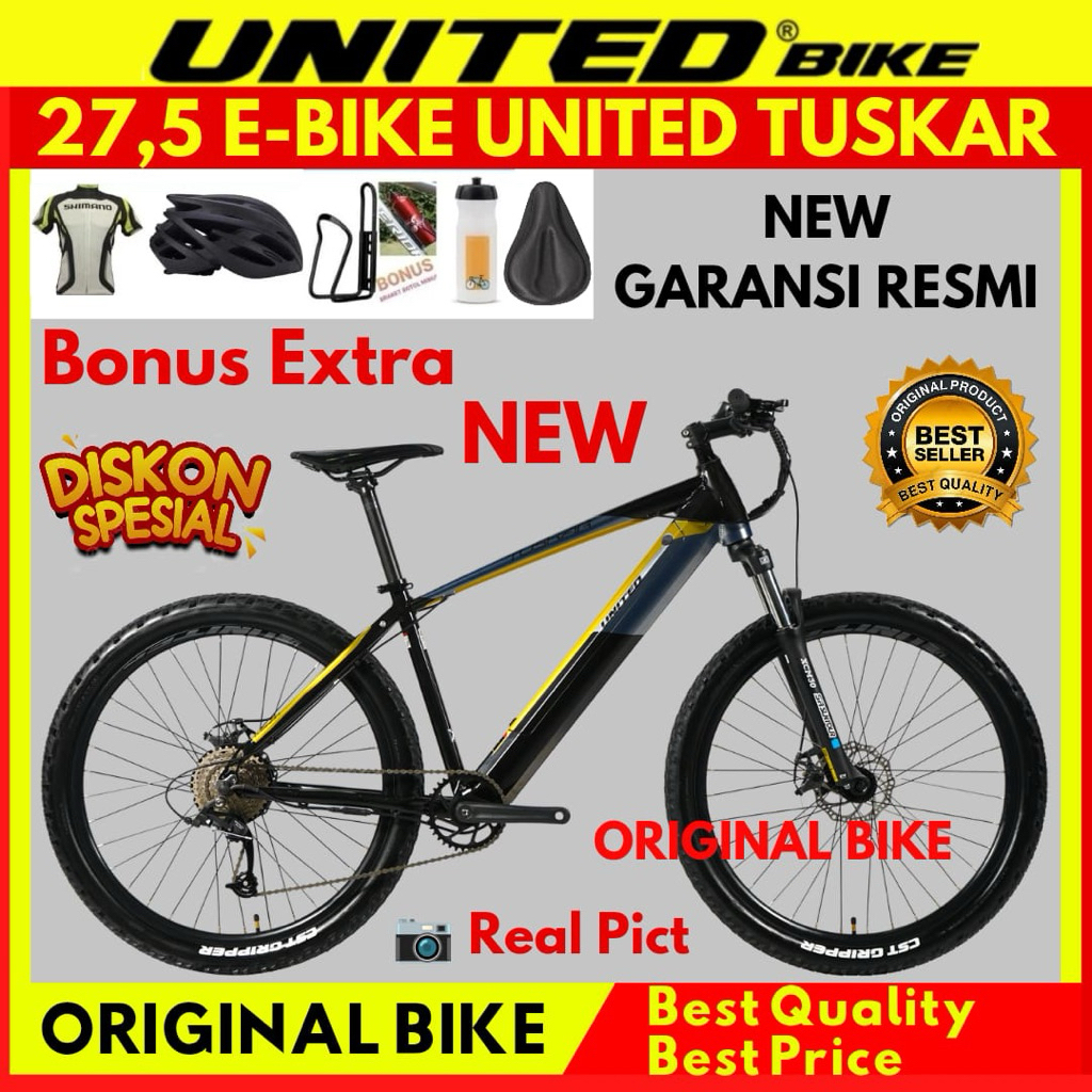 UNITED TUSKAR SEPEDA E-BIKE MTB UNITED TUSKAR