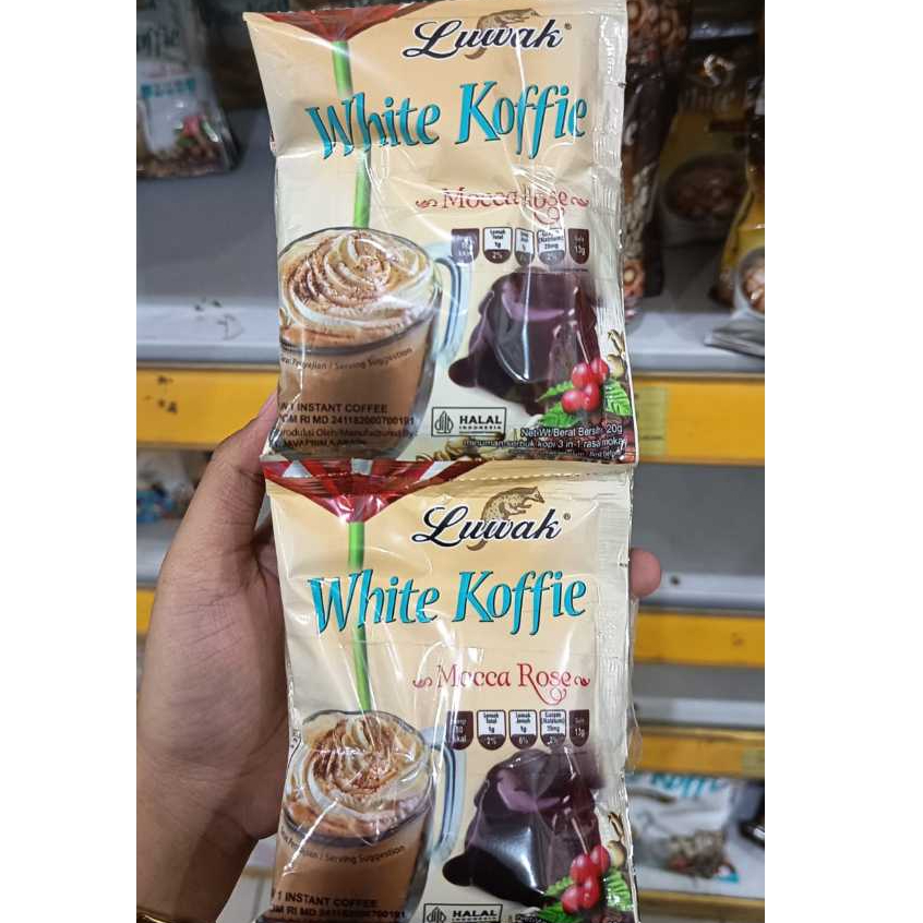 LUWAK WHITE KOFFIE ALL VARIAN ISI 10 SACHET/RENTENG