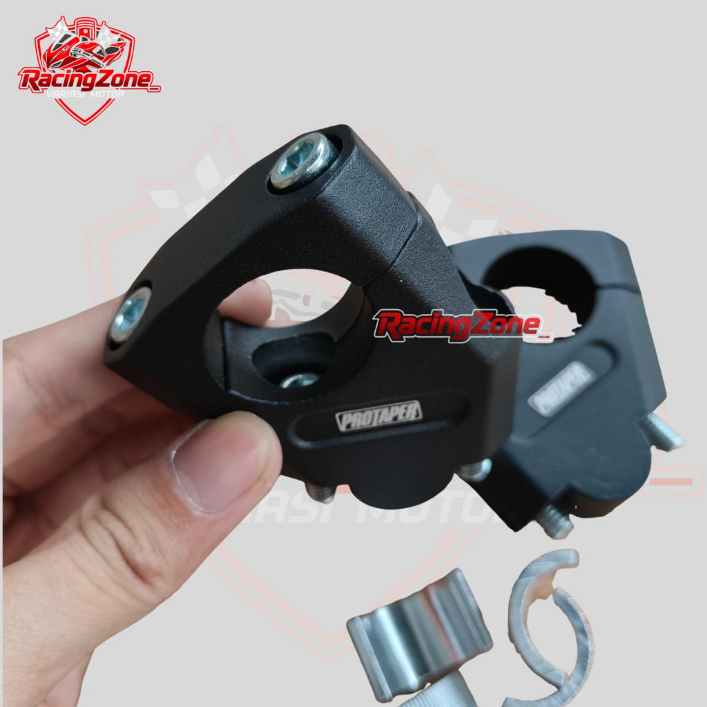 Riser Stang ProTaper Universal Peninggi Stang Miring Motor CNC Aluminium