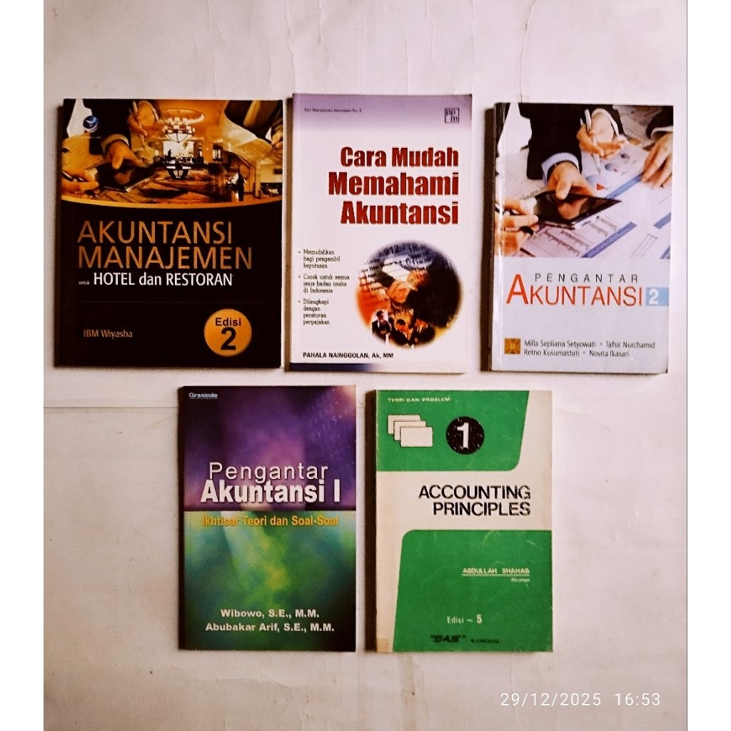 Buku Akuntansi, AKUNTANSI MANAJEMEN, CARA MUDAH MEMAHAMI AKUNTANSI, PENGANTAR AKUNTANSI, ACCOUNTING 