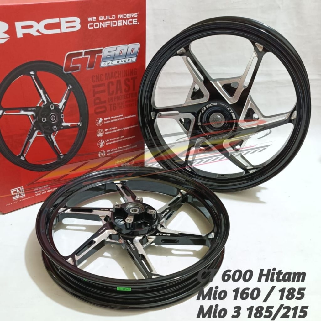 VELG RCB CT600 CT 600 MIO SPORTY MIO M3 FINO 115 125 SOUL GT 115 125 XEON FAZZIO