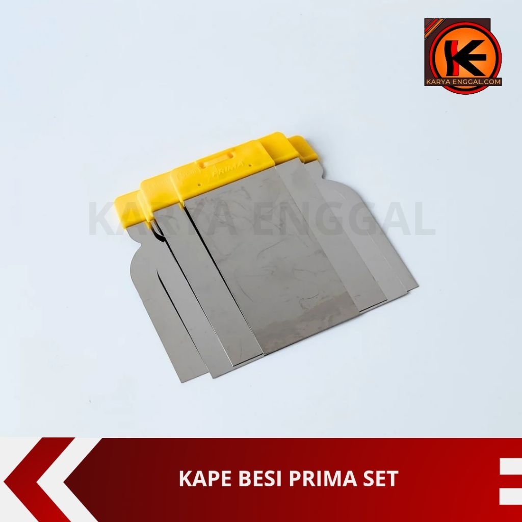 Prima Kape Besi Set/ Scrab Plat Kape Besi/ Scrap Dempul