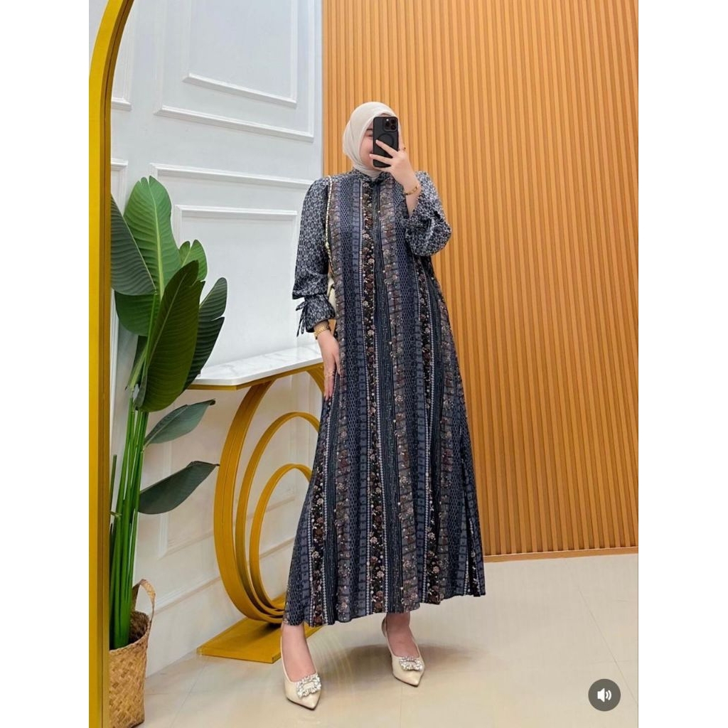 Ellena dress home dress gamis makkizaa