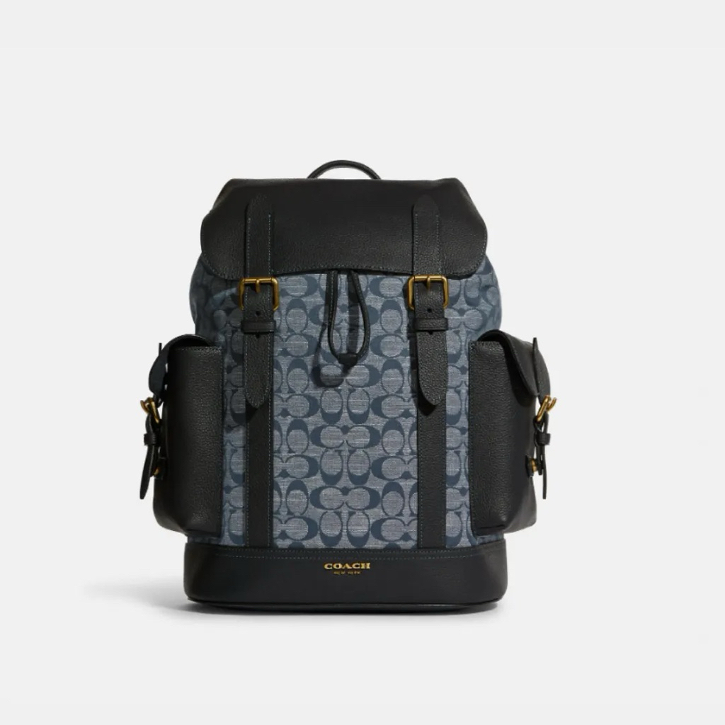 COC Hudson Backpack In Signature Chambray - Denim
