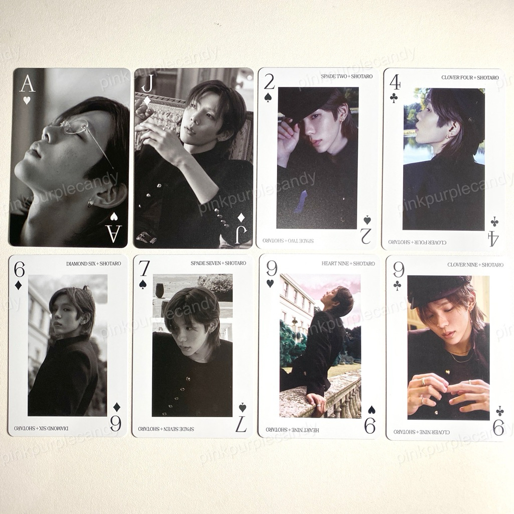 READY OFFICIAL SHOTARO SET TRUMP CARD MD RIIZE FAME EXHIBITION CARDS PHOTOCARD PC