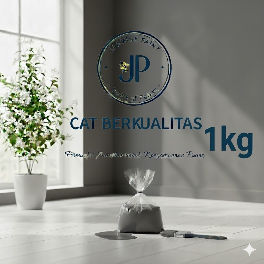 Cat tembok warna abu tua