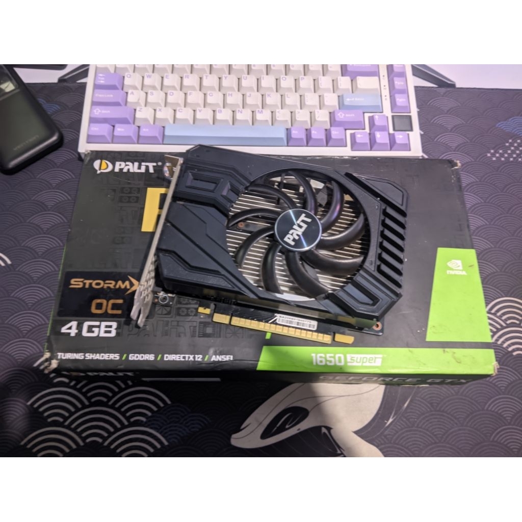 vga palit gtx 1650 super 4gb gddr6 second fullset