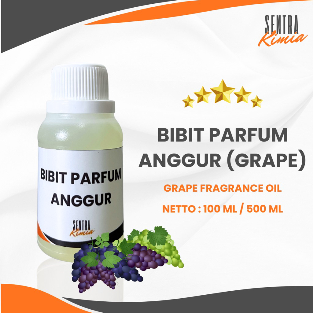 BIBIT PARFUM ANGGUR (GRAPE) MURNI - GRAPE Fragrance Oil