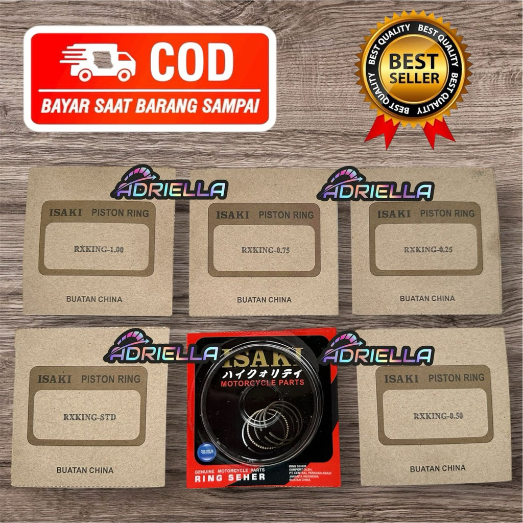 RING PISTON SEHER RX KING RXK RX K OS STD - 200 ISAKI 4Y2 STD 25 50 75 100 125 150 175 200
