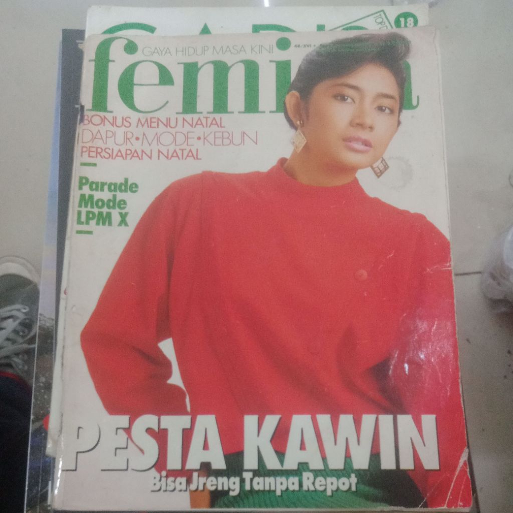 majalah Femina edisi pesta kawin tahun 1988