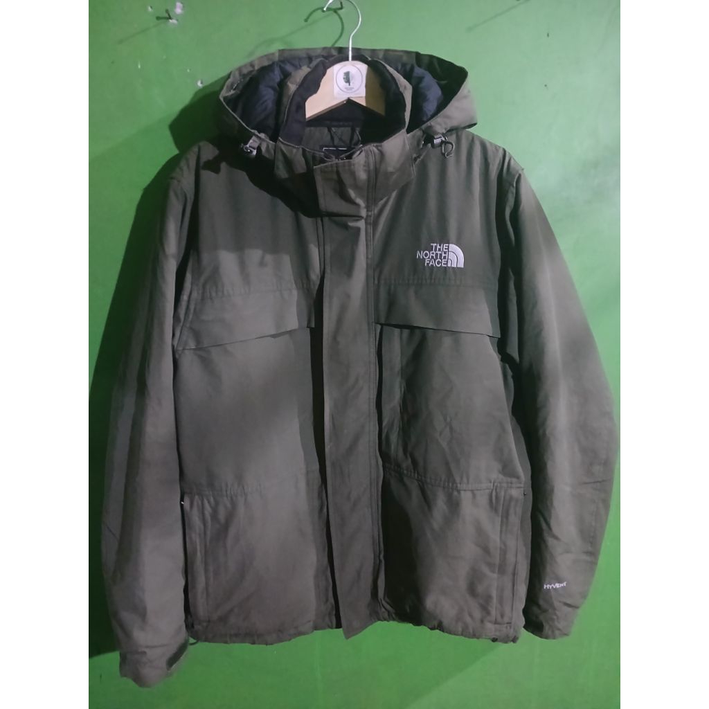 Jaket The North Face Puffer Hyven Hijau Army