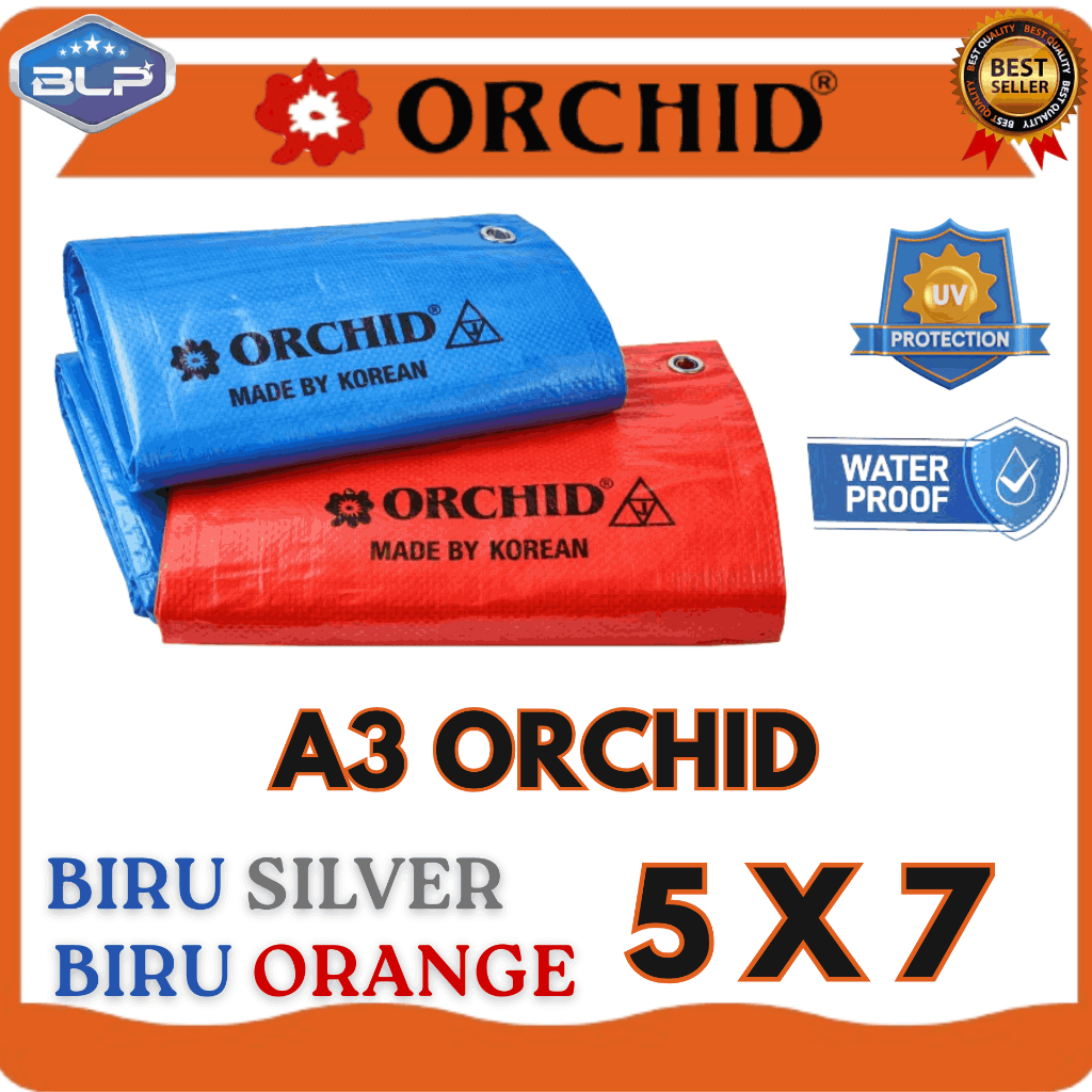 Terpal Orchid A3 5x7 Made In Korea