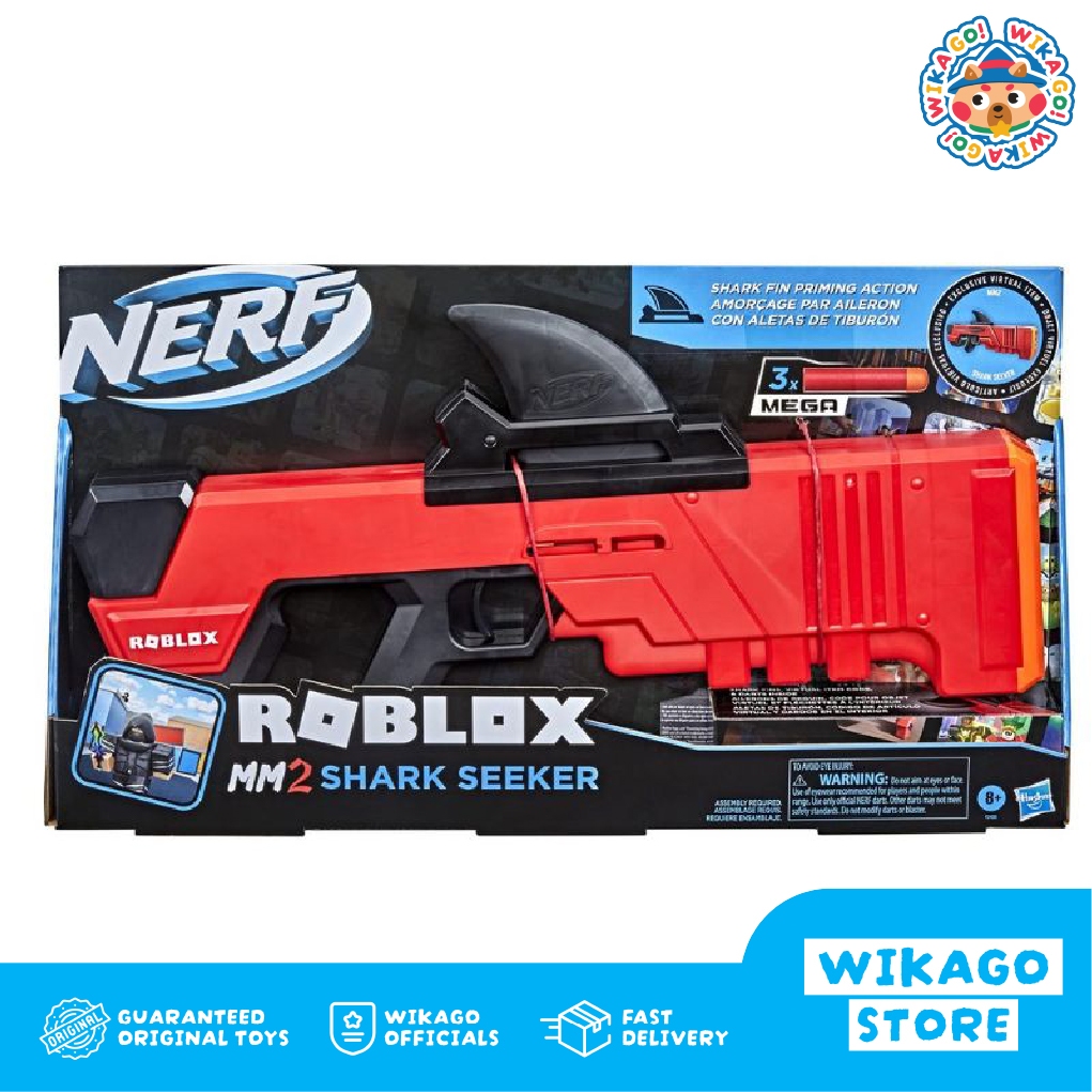 NERF Roblox MM2 Shark Seeker Dart Blaster Original