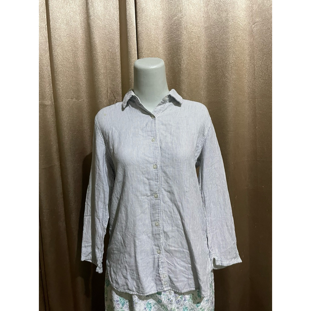 kemeja muji salur size L presbody