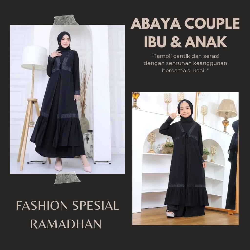 ABAYA COUPLE IBU DAN ANAK // GAMIS COUPLE IBU ANAK TERBARU