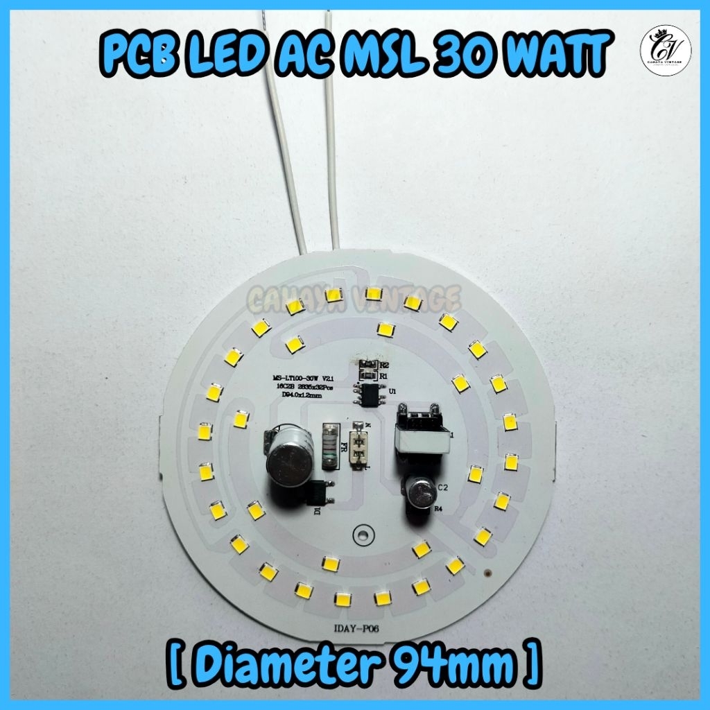PCB Lampu LED AC MSL 30 Watt MESIN LAMPU LED
