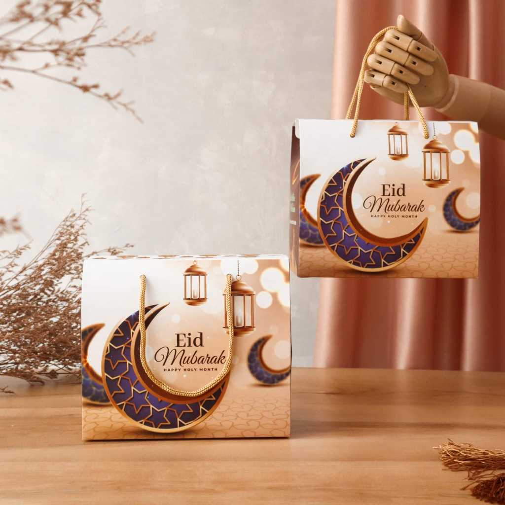 BOX HAMPERS LEBARAN/KOTAK HAMPERS IDUL FITRI/BOX SOUVENIR LEBARAN