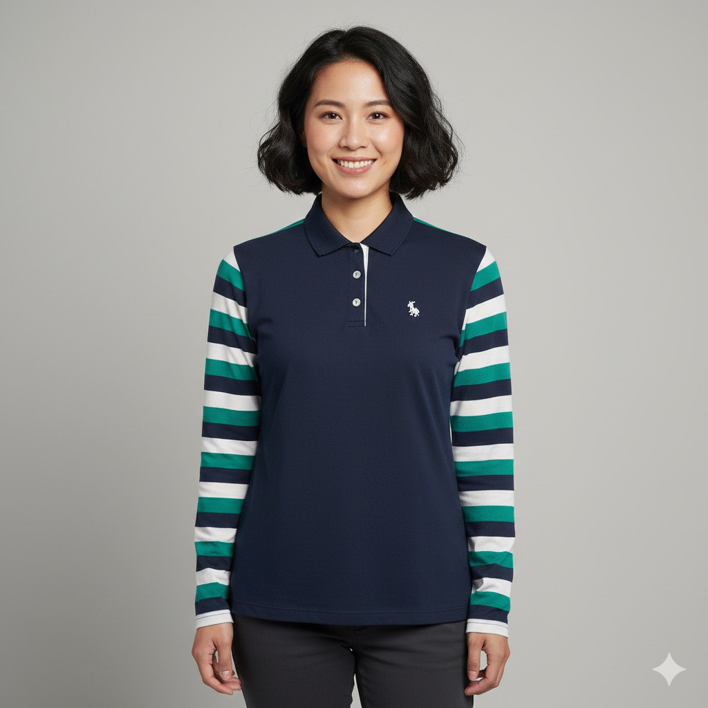 Kaos Polo Tipis   Wanita HAZZYS GOLF 106  Baju Olahraga  Original Second Preloved