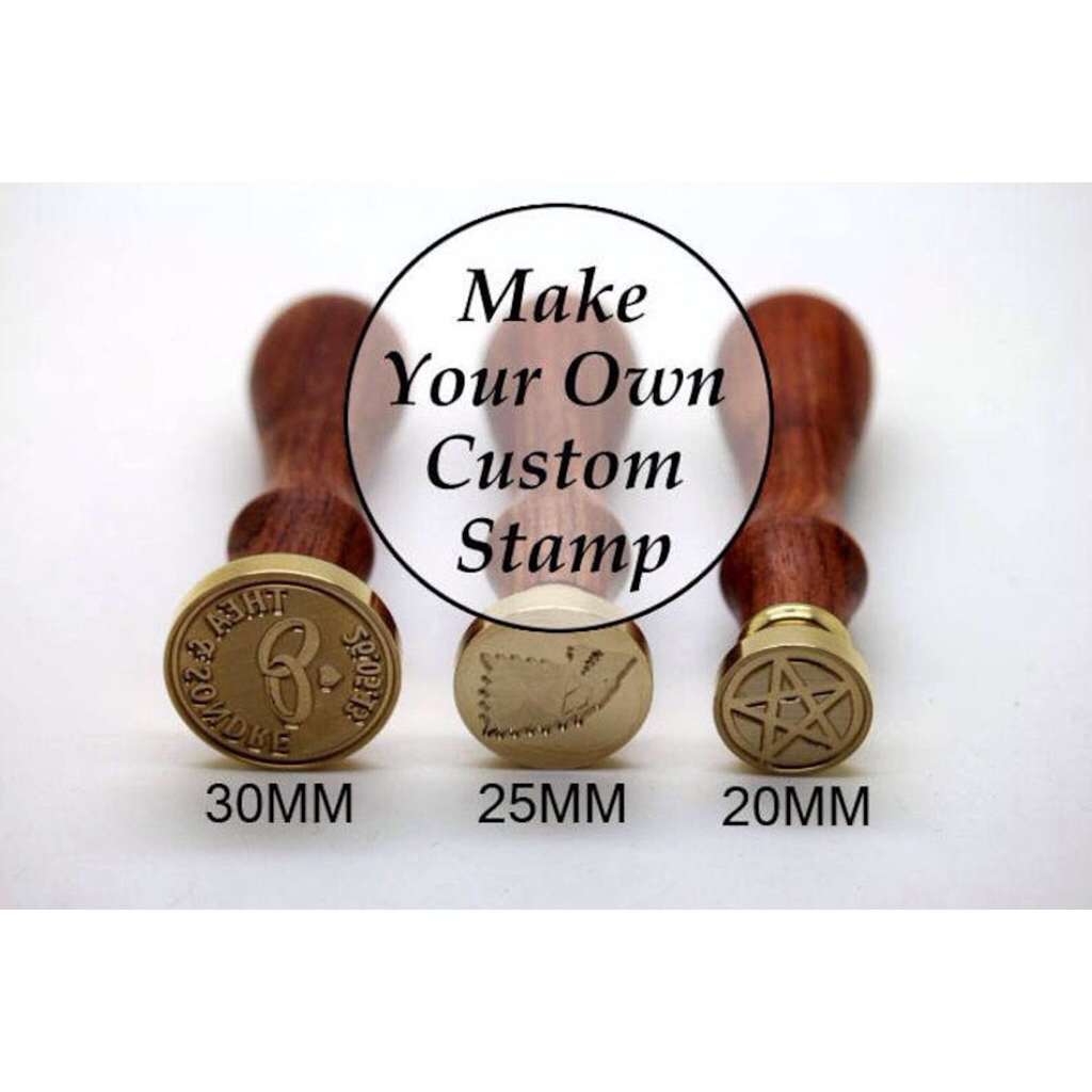 CUSTOM Seal wax stamp stempel lilin segel