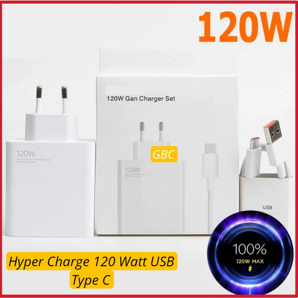 ORIGINAL Charger For Xiaomi TURBO 120 Watt Ori 100% Casan Xiaomi Turbo 120 Watt Cable 6A Turbomax US