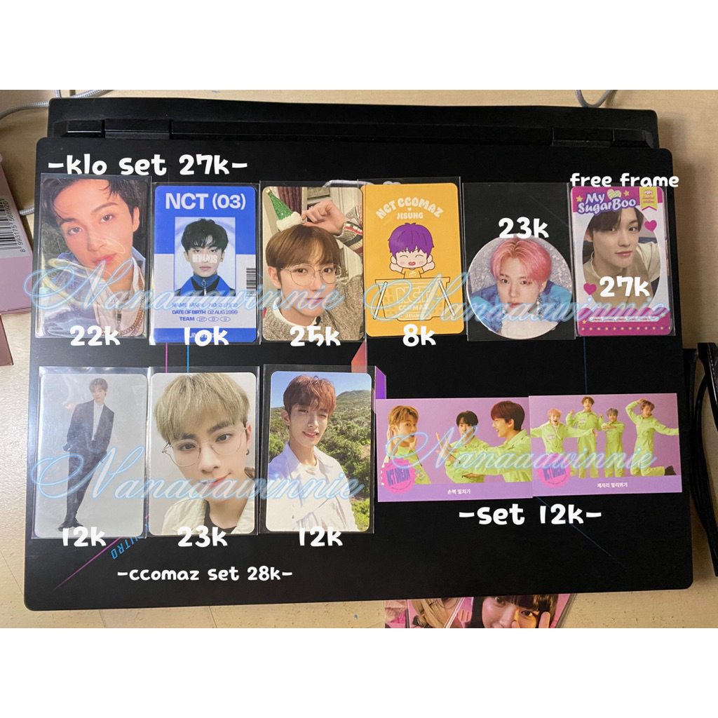 Pc photocard circle card cc nct dream seventeen twice chenle mark DK dokyeom nabati sana jeongyeon c