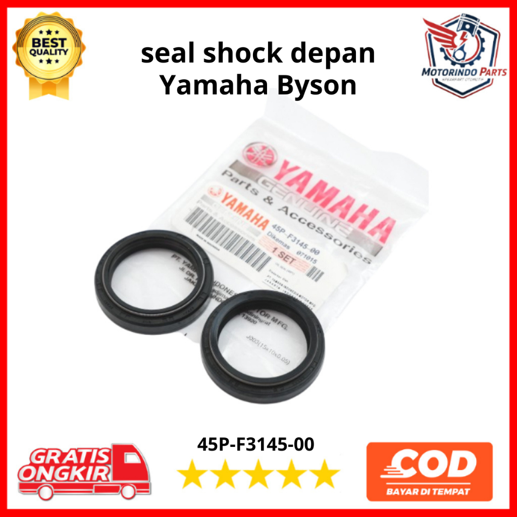 seal shock depan motor byson - Sil Seal Shock Depan Yamaha Byson FI - 45P-F3145-00