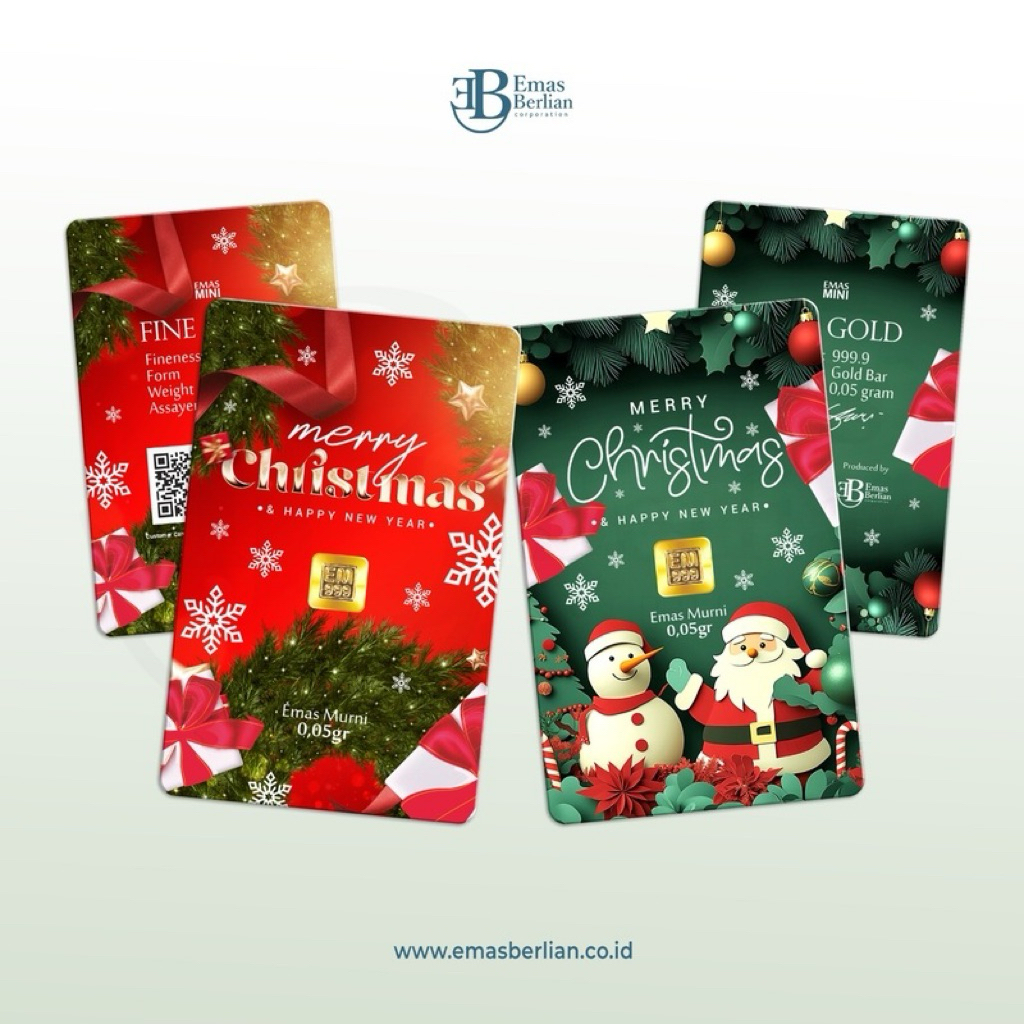 Emas Mini Chrismas series 0,05 gram