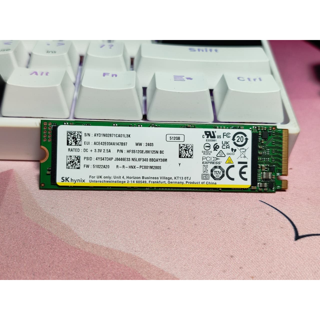 SSD SKhynix 512GB M.2 NVME PCIe Gen4 4x4