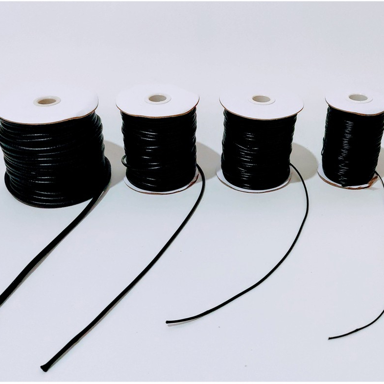 (ECER) Tali Gelang / Tali Korea Wax Cord 1mm, 1.5mm, 2mm Dan 3mm