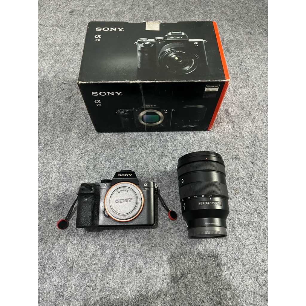 kamera sony A7ii & lensa 24-105 F.4 GM OSS
