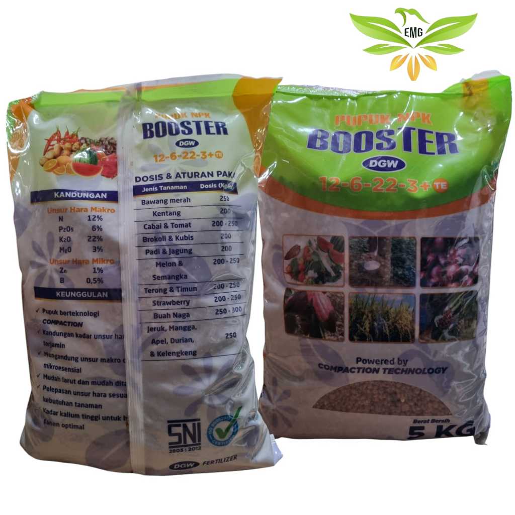 NPK BOOSTER DGW 12-6-22-3+te 5KG