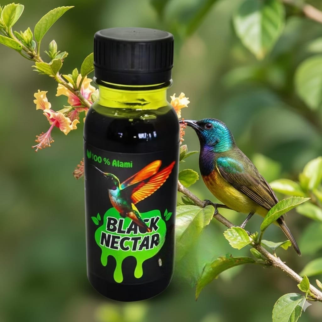 Black Nektar Auto Gacor Maxx 140ml – Nectar Premium Burung Buah & Madu, Gacor Maksimal