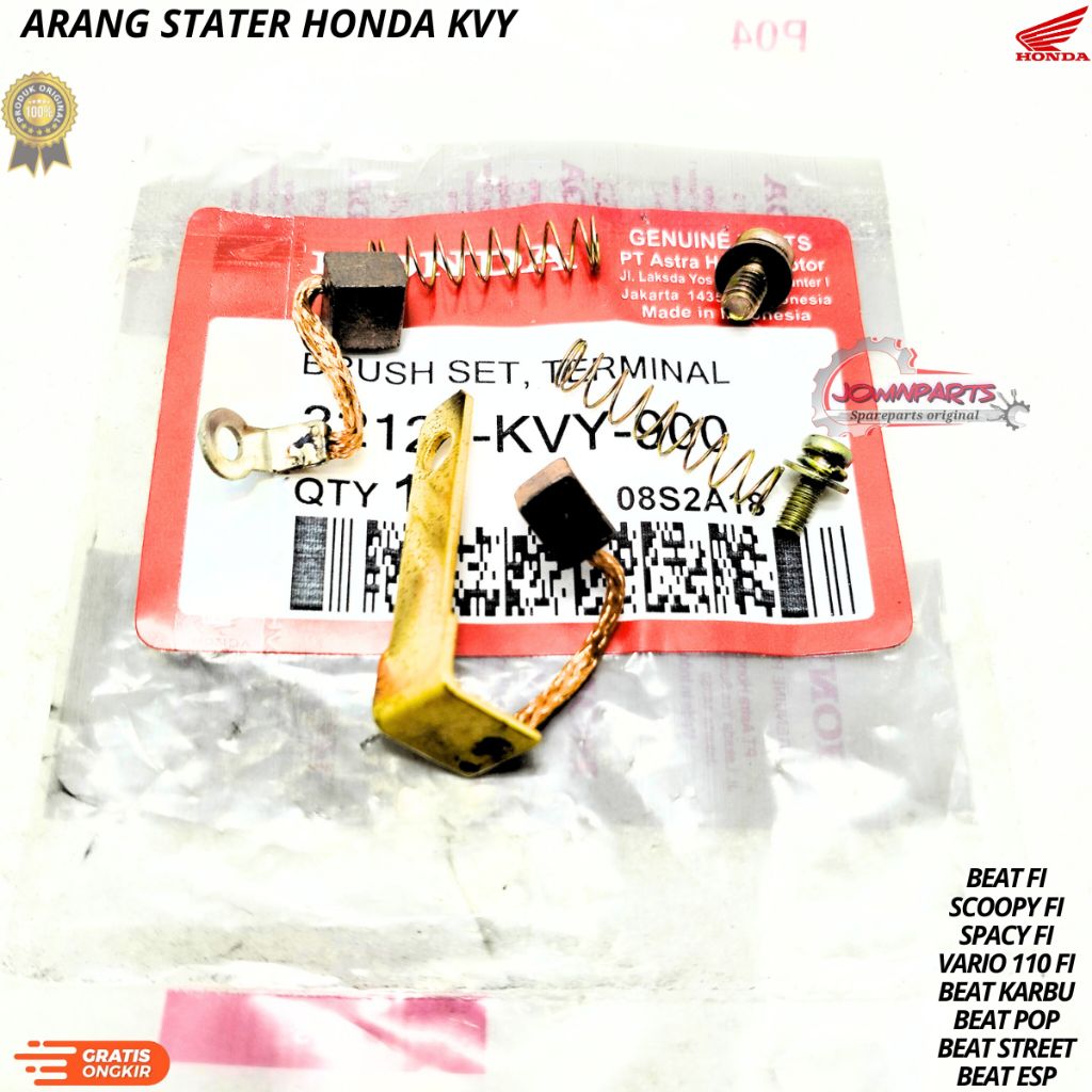Arang stater BEAT FI,SCOOPY,SPACI FI,VARIO 110 FI,BEAT ESP,KVY,AHM berkualitas original asli ori