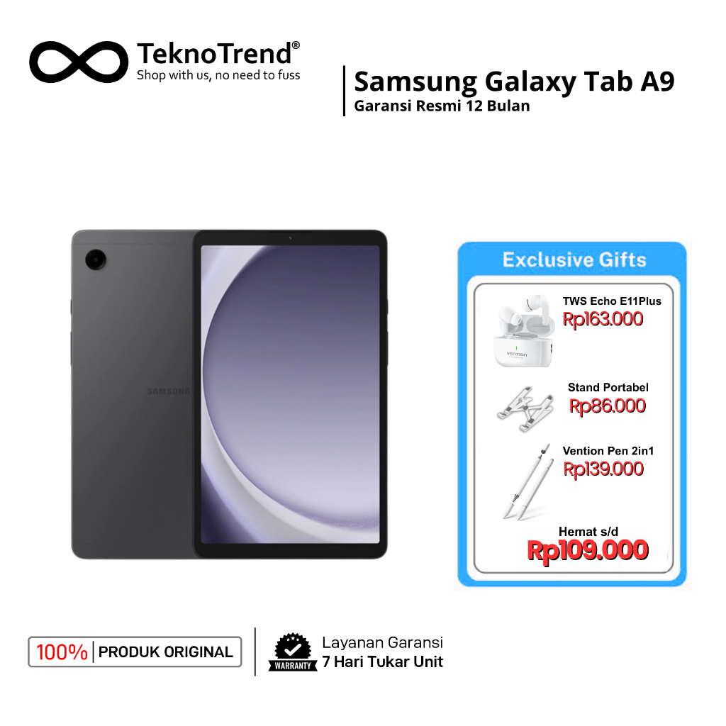 Tablet | Samsung Galaxy Tab A9+ / A9 Garansi Resmi SEIN