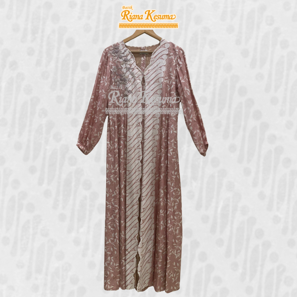 Batik Riana Kesuma - Pakaian Muslim Wanita Outwear Long Outer Batik