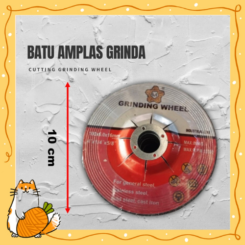 Batu Amplas Gerinda / Batu Gerinda Poles Potong / Cutting Grinding Wheel Amplas Besi