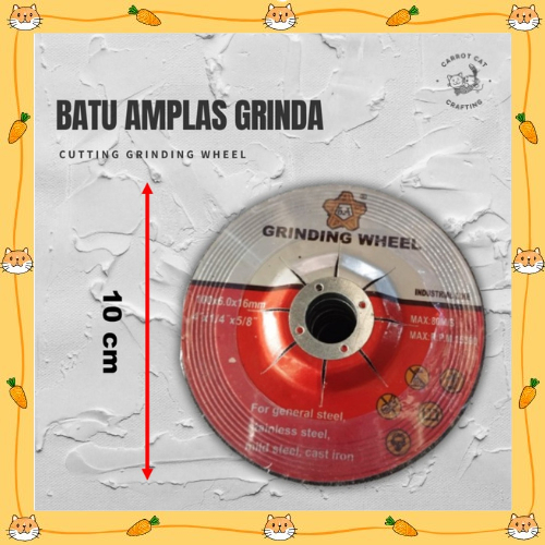 Batu Amplas Gerinda / Batu Gerinda Poles Potong / Cutting Grinding Wheel Amplas Besi