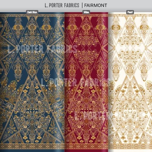Kain Imlek motif Fairmont - satin bridal I  kain satin I kain imlek I kain printing