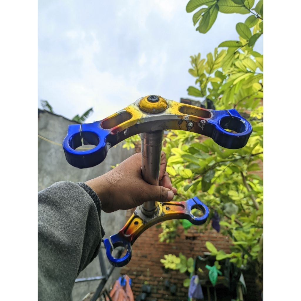 Segitiga atas bawah Drag QTT racing mio sporty, Satria Fu as 26