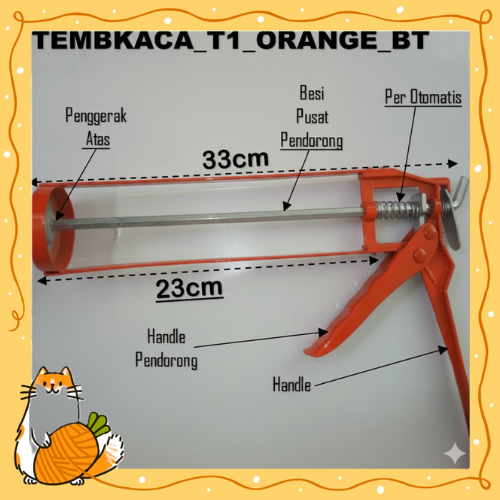 Tembakan Lem Kaca / Alat Tembak  Lem Kaca Botol Tabung