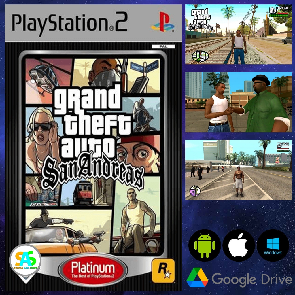 GTA San Andreas Playstation 2 Mainkan Di Android Dan PC