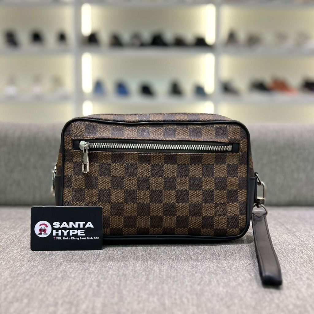 Louis Vuitton Brown Damier Kasai Pouch