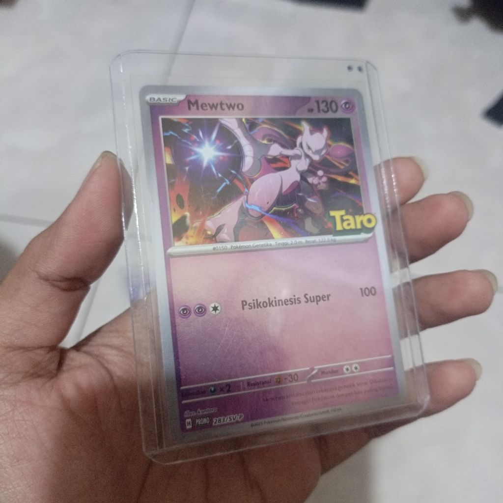 Mewtwo Promo Taro Lelangan